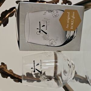Roku Gin - Clear Stemless Glass 490 ML NIB